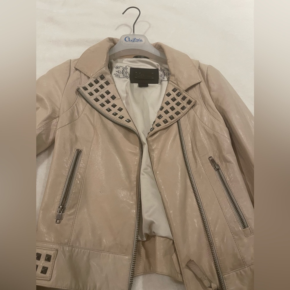 Mackage leather coat , excellent condition , retails $790